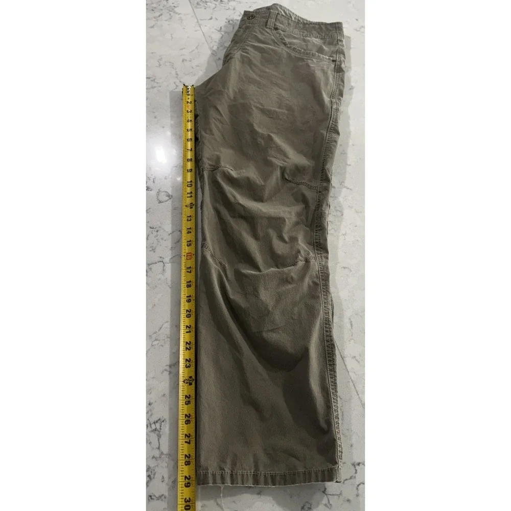 KUHL Revolvr Pants Mens 34x30 Tan Khaki Stretch Straight Leg Hiking Outdoor 5232